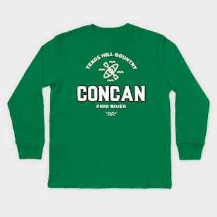 CONCAN TEXAS FRIO RIVER T-SHIRT Kids Long Sleeve T-Shirt